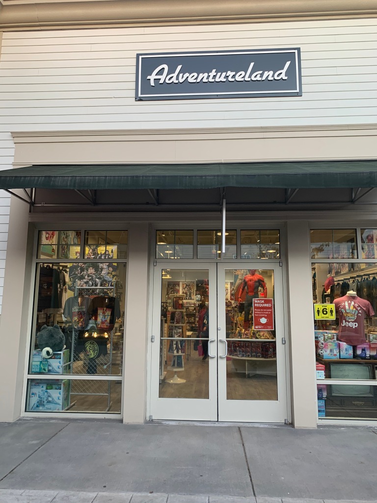 Adventureland Store's building within Gloucester Premium Outlets in Blackwood, NJ. November 3, 2020, Photo/ Julia Riffle.